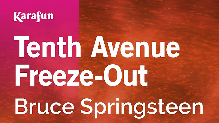 Tenth Avenue Freeze-Out Instrumental version - Instrumental performance video thumbnail