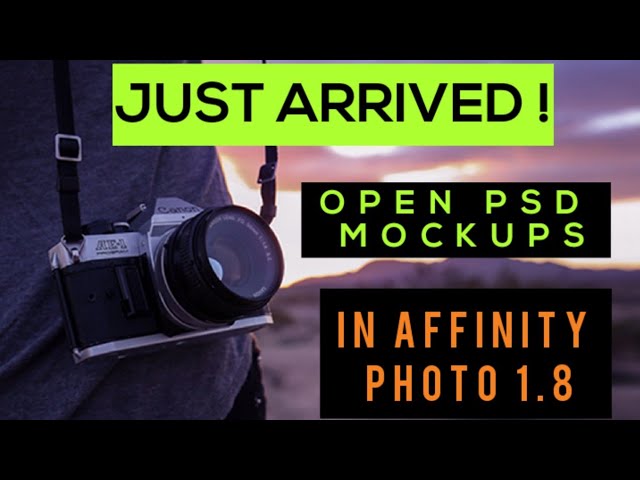 Download Open Photoshop Mockups In Affinity Photo 1 8 Youtube