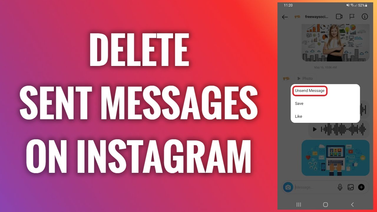 How To Delete Sent Messages On Instagram - YouTube