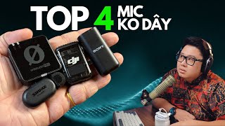 Test chất lượng Mic không dây DJI, RODE, SHURE, SONY | Sound test Shure Movemic, Sony Ecmw3, Dji,