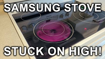 Samsung Stove Burner Is Stuck On High! Infinite Switch Replacement.