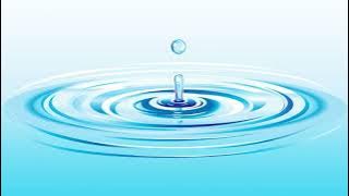 Water drop echo sound effect loop