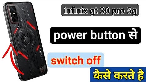 Infinix gt 30 pro 5g switch off kaise kare | infinix gt 30 pro power off problem solution