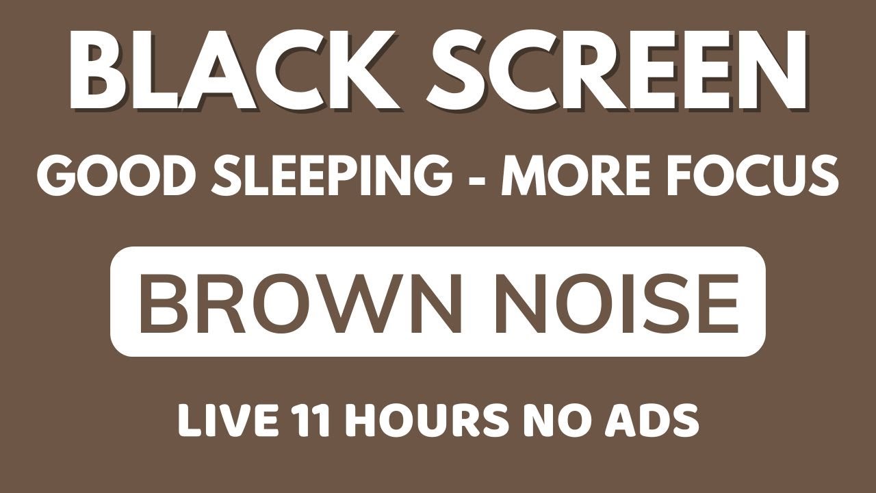 Celestial Brown Noise Sound - Black Screen ⬛ For Good Sleeping And Focus Studying | Relax Sound