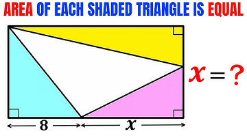 Mathematical Olympiad | Rectangle and triangles | [Important Geometry skills explained] #math #maths