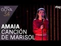 Capture de la vidéo Amaia - 'Canción De Marisol' | Premios Goya 2020