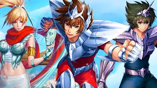 ANIMAÇÕES DE TENMA, YUZURIHA E YATO LOST CANVAS! Saint Seiya Awakening