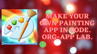 Make your own painting app in code.org- app lab | With Jennie | Coding with Jennie.