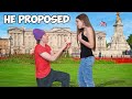 HE PROPOSED...