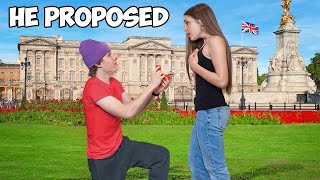 HE PROPOSED...