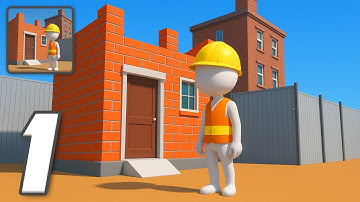 Pro Builder 3D - Gameplay Walkthrough Part 1 - Tutorial Builder (iOS, Android)