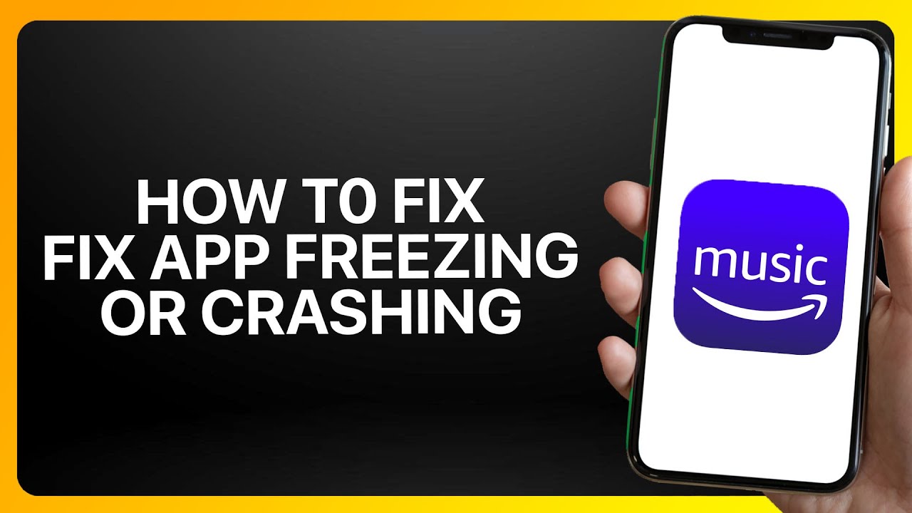How To Fix App Freezing or Crashing in Amazon Music 2025! Tutorial