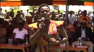 WATCH OUT THE POWERFUL SPEECH OF HON. ESSY OKENYURI  AT KIANGO. PEACE! PEACE! PEACE!