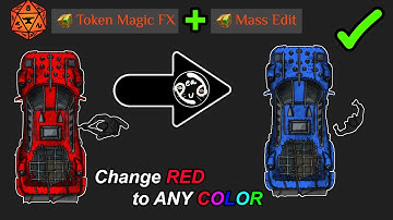 PeaPu Tutorial: Foundry VTT - Change red assets to any color!