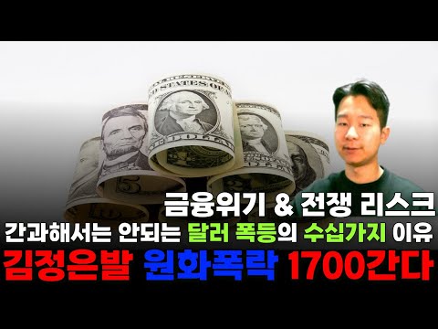   원 달러 환율 1700 2500 갑니다 세계 패권 군사 전쟁으로 확전될까