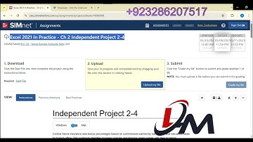 Excel 2021 In Practice Ch 2 Independent Project 2-4|SIMnet Assignment|