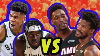 Bucks VS Heat WHO WILL WIN? | 2021 NBA Playoffs 1st Round Series Preview & Prediction