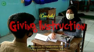 Giving Instruction (contoh)
