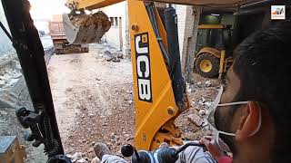 JCB 3CX Loading Mud in Dump Truck | Time Laps