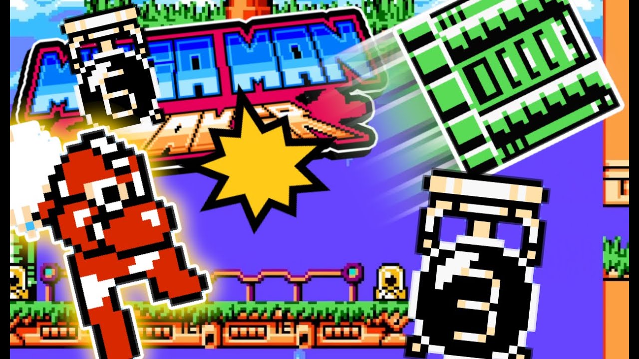 Mega Man Maker 1.10 - Головоломка с перемещением блоков и подсчетом бомб