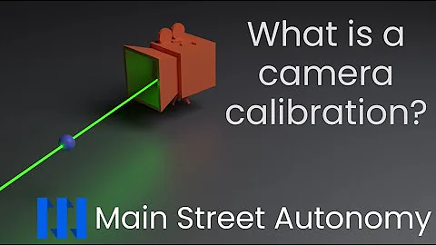 What is a camera calibration?