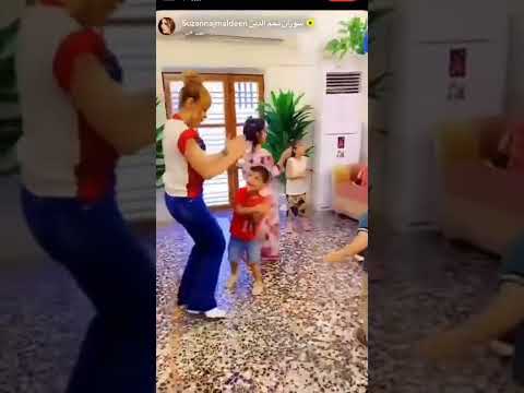 زيارة الفنانة السورية سوزان نجم الدين دار فرح للايتام AliAthab 777farah