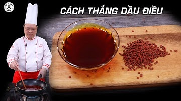 Cách thắng Dầu Điều đúng cách và màu đẹp - Dạy học nấu ăn | Kỹ năng Vào Bếp