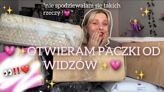 OTWIERAM PACZKI OD WIDZÓW !!! 😱✨