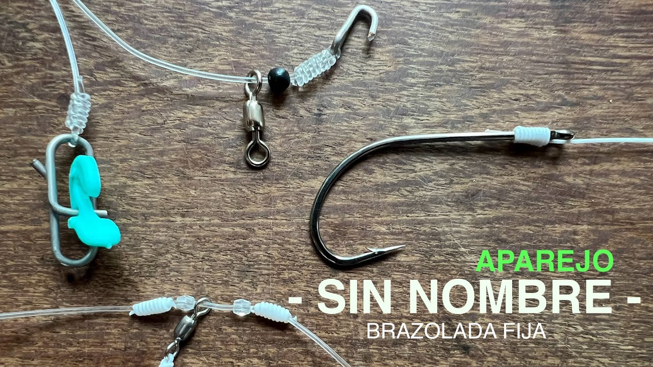 Línea para MAR - Brazolada fija rastrera - enganchada para tirar más. 