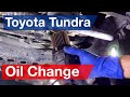 How to change the oil on a Toyota Tundra + best filter wrench.