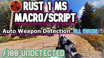 Rust Kernel Script 2023 New Recoil Macro [ALL MOUSE] 04.10.2023