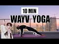 Wayv inspired morning yoga routine  10 min full body stretch for flexibility  strength  mish choi