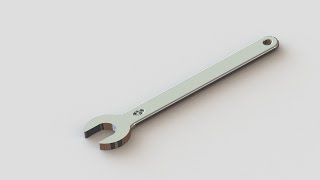 How to make a Wrench in SolidWorks