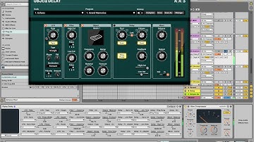 Tonalized Percussion with AAS Objeq Delay