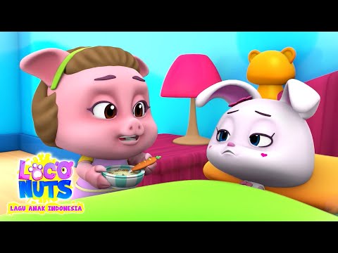 Lagu sakit | Musik untuk anak-anak | Loco Nuts | Video animasi | Kartun pendidikan