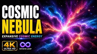 Cosmic Nebula 🌌 | 4K ULTRA HD LOOP 🔁 | Expansive Space Energy ✨ | Relax • Focus