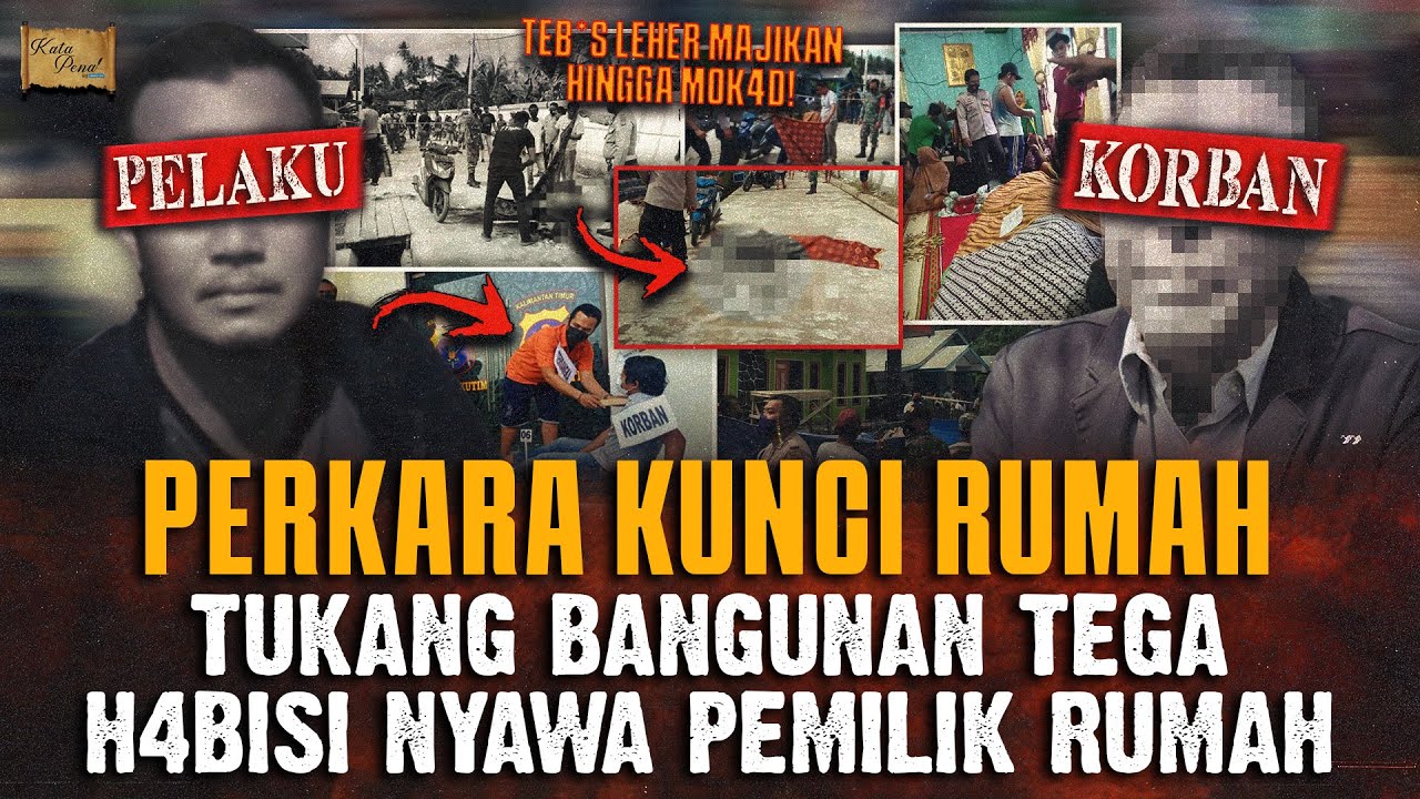 KULI BANGUNAN HABISI PEMILIK RUMAH HANYA GARA-GARA KUNCI RUMAH !