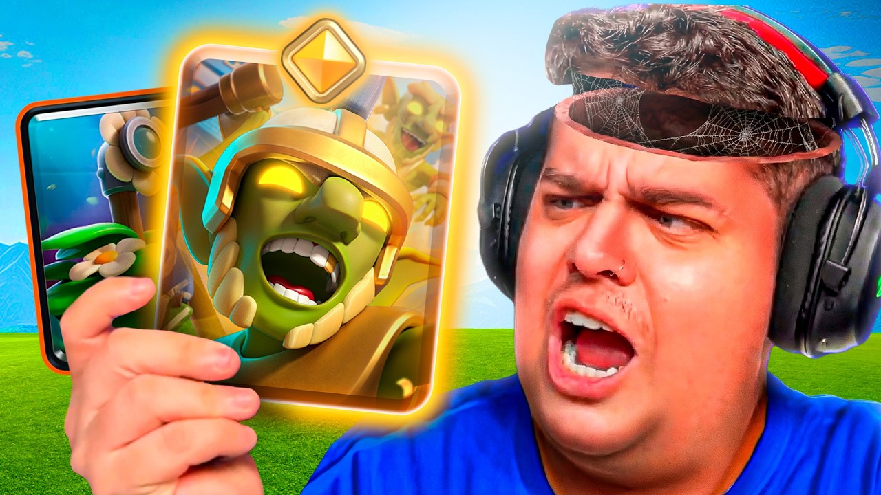 NÃO USE O CÉREBRO PRA JOGAR  CLASH ROYALE!!!