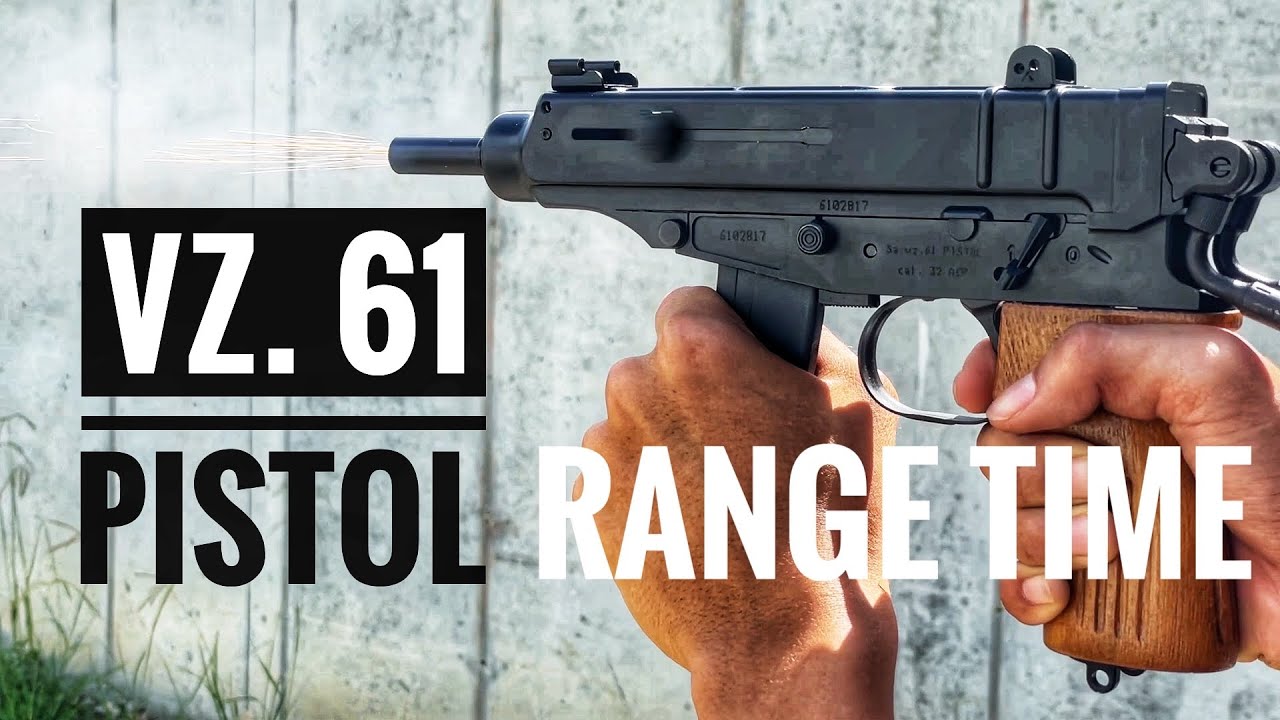 Scorpion vz61 - At the range - YouTube