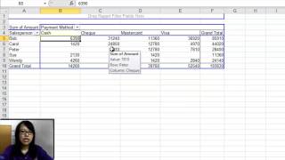 SQIT 3014 Computer Aided Decision Making - Pivot Table
