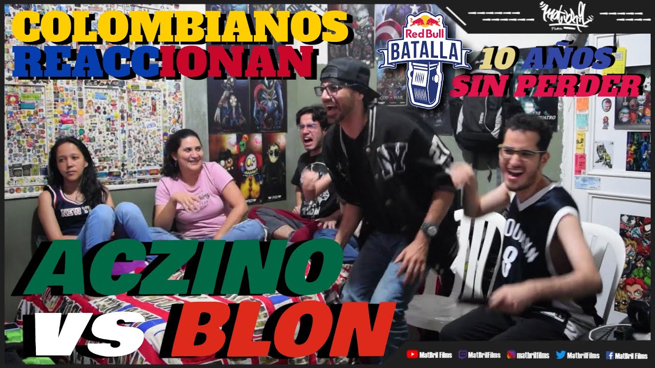 🔴 COLOMBIANOS REACCIONAN a ACZINO vs BLON - 10 AÑOS sin PERDER [RED BULL INTERNACIONAL 2022]