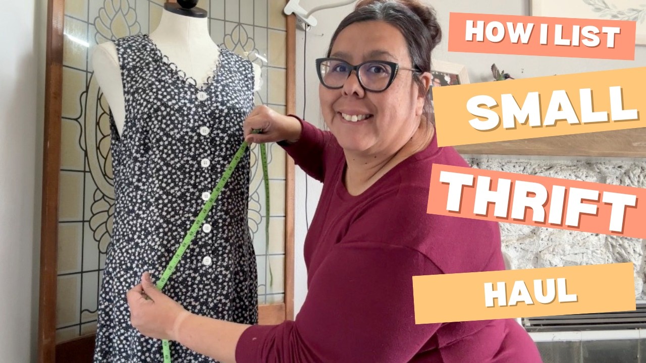 This is how I list! Small thrift haul.