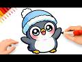 HOW TO DRAW A CUTE PENGUIN EASY????????
