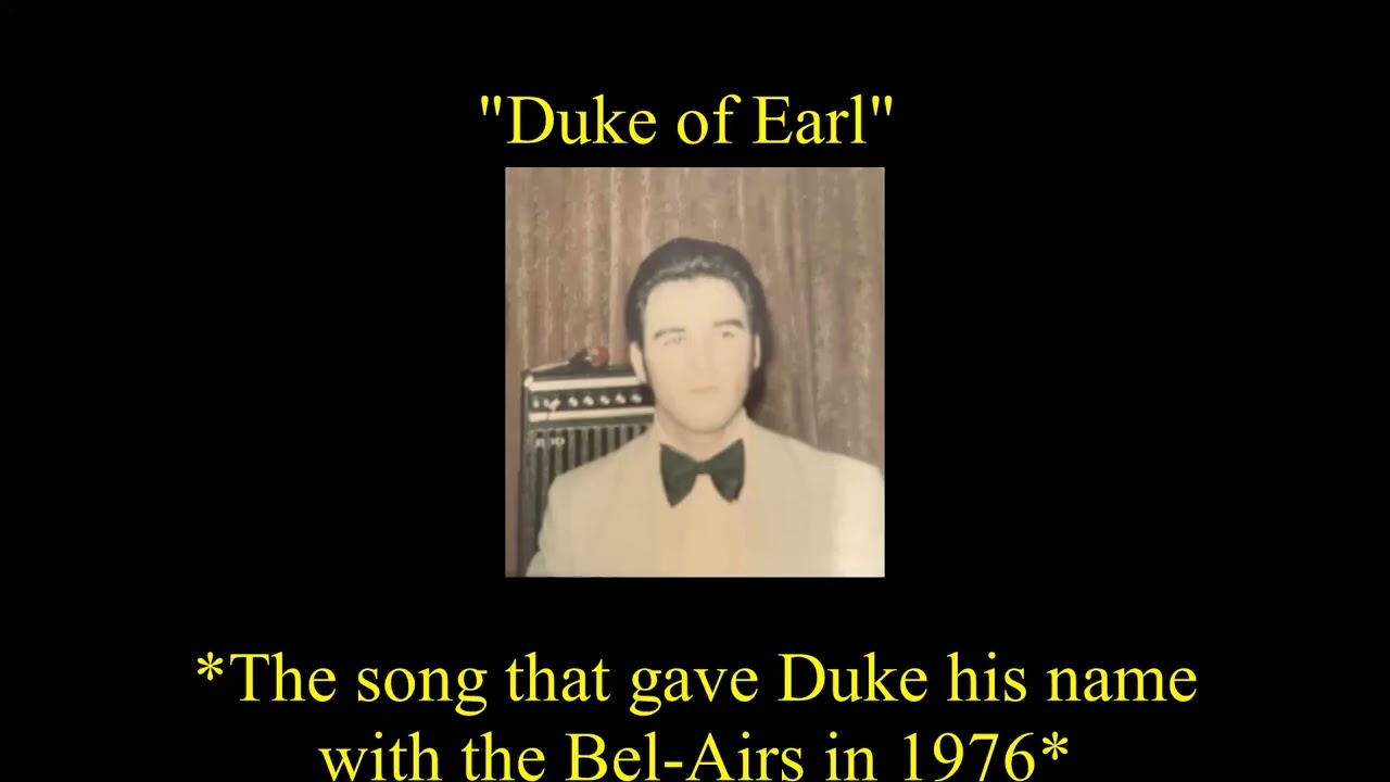 "Duke of Earl" *Cover by The Duke Chauppetta*