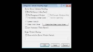 winvnc properties tab