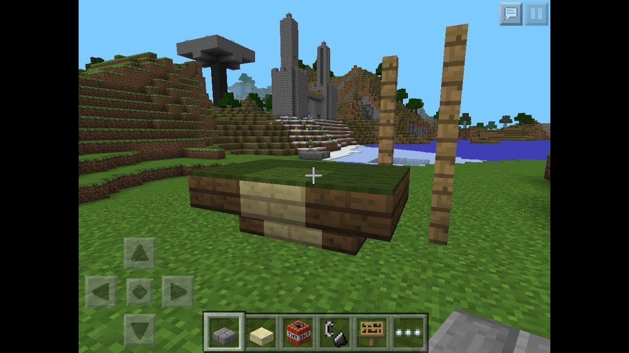 Minecraft Pe How To Make A Pool Table Youtube