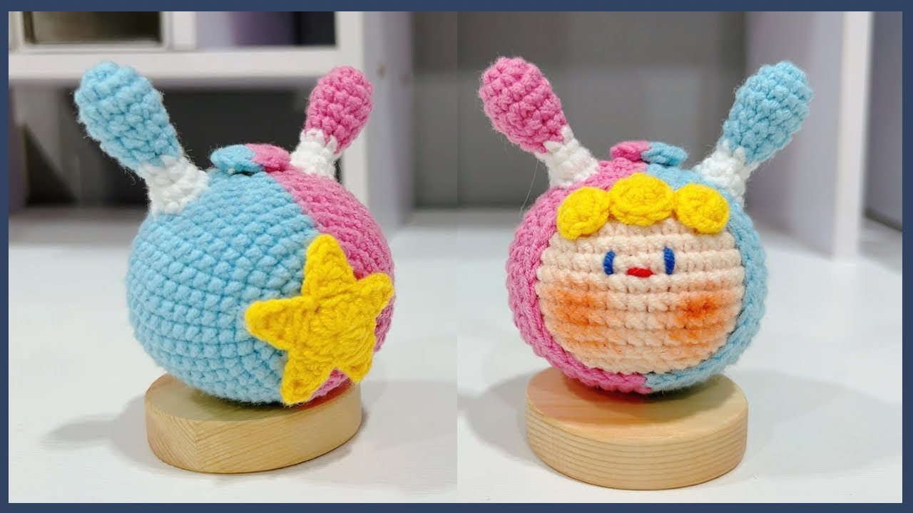 Crochet signs zodiac keychain