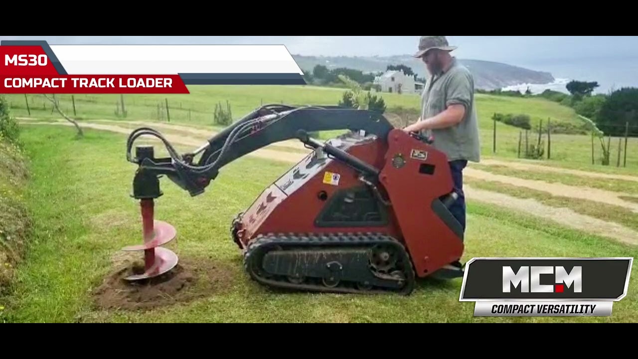 Dig Hundreds Of Holes With The MCM MS30 Auger Attachment