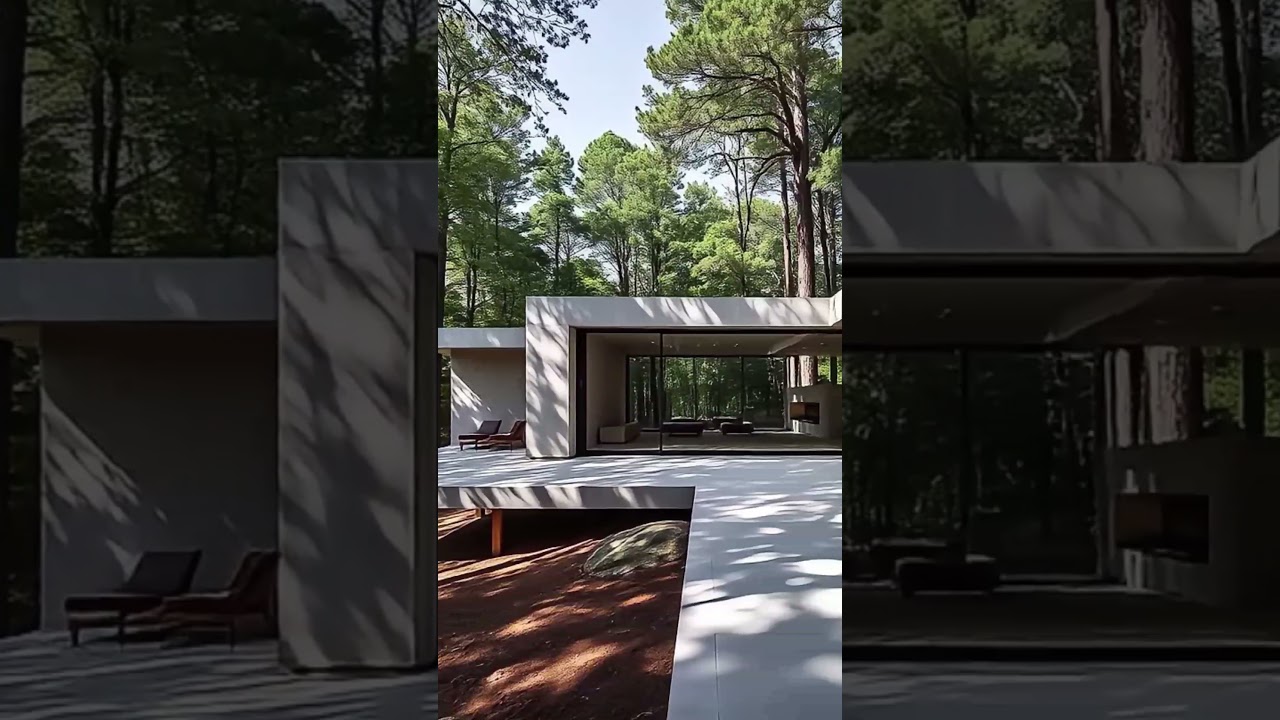 Pine Forest Villa: Modern Architecture, Immersed in Nature