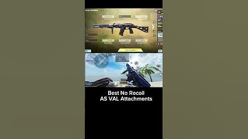 Best No Recoil AS VAL Attachments In CODM Part 17 #short #codm #attachments